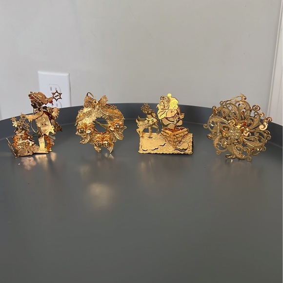 Christmas Ornament Danbury Mint Gold Annual Collection - Picture 2 of 12